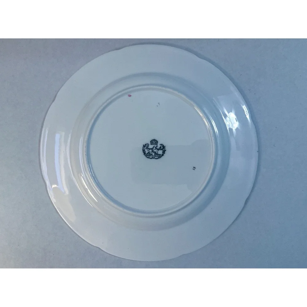 Vintage Royal Grafton Bone China Side Plate Pink Gold Trim #1840